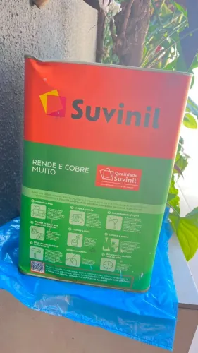 Tinta Suvinil Acrílica Standard Fosca, lata de 16 litros, nova e lacrada