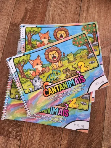 LIVRO DE PINTAR CANTANIMAIS VOL 01