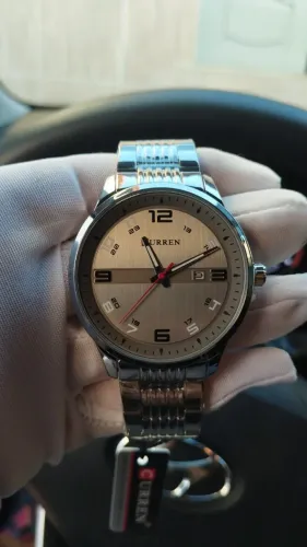 Relógio Curren Silver Edition - Sofisticação que Impressiona em Qualquer Ocasião!