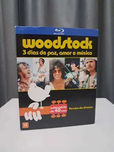 Bluray Woodstock 3 Dias De Paz, Amor E Música | 2 Discos + Luva