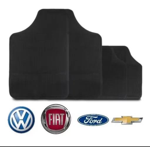 Tapete para carro 4 peças modelo universal