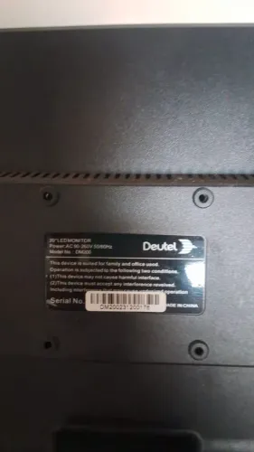 Monitor LED 20" Deutel DM200 - HDMI e VGA - Bivolt (Funcionando Perfeitamente)