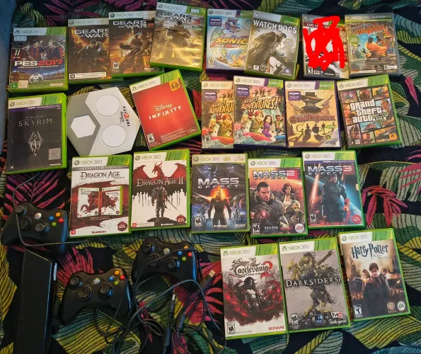 Lote XBOX 360 Kinect Disney Infinite