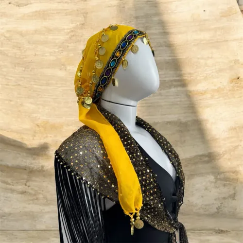 Lenço De Cabeça Para Dança Do Ventre E Cigana 