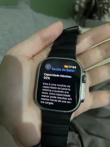 Apple Watch Ultra 1 49mm Titânio GPS - 92% Bateria