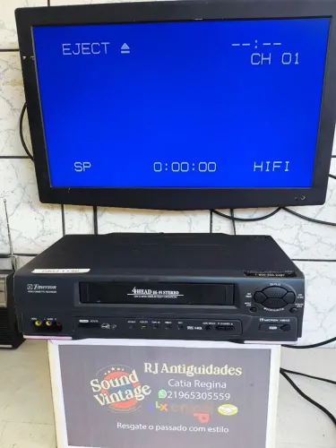 Vídeo cassette Emerson Ewv-601A para reparo LIGANDO 