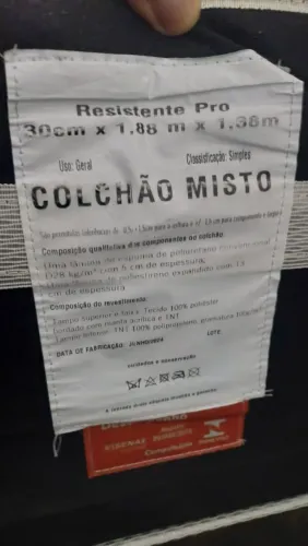 Colchão casal ortopédico Densidade 28