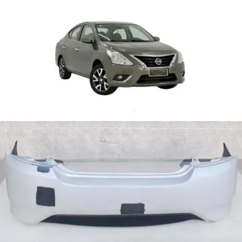 parachoque traseiro nissan versa 2016 2017 2018 2019 usado