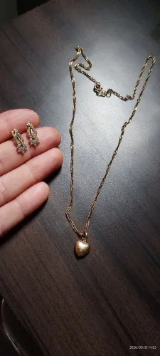 Conjunto colar e brinco