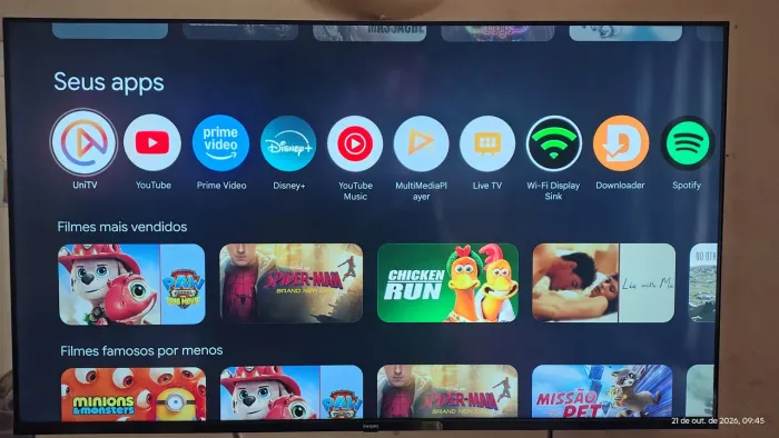 Tv Philips de 49 polegadas Google TV Android