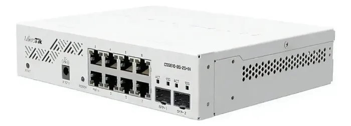 Mikrotik Cloud Smart Switch CSS610-8G-2S IN + 2 módulos TP-Link TL-SM331T
