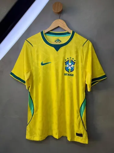 Camisa do Brasil modelo jogador padrão oficial 1.1