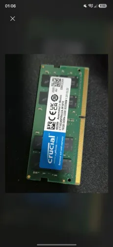 Memória RAM 16gb 3200mhz Crucial
