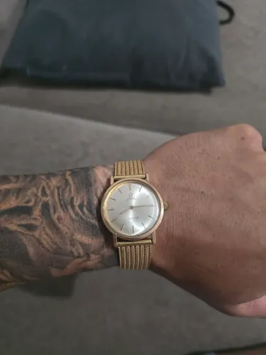 Relógio Omega Seamaster De Ville automático 1960 em ouro 18k
