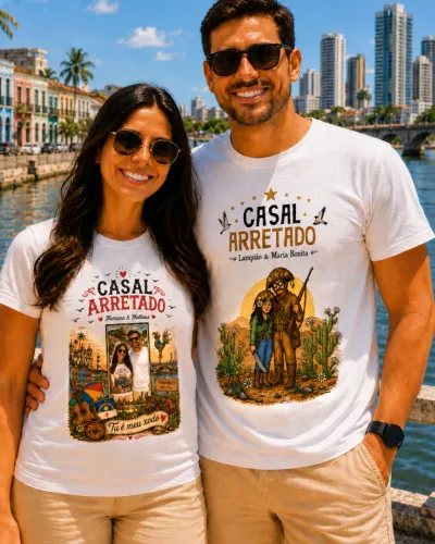 kit 2 camisas dia dos namorados