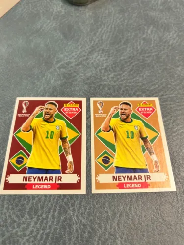Figurinhas Legend Neymar Jr. (BRONZE + BORDÔ)