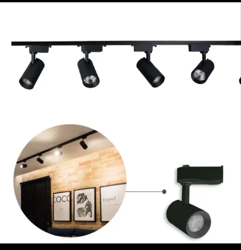 2M Trilho + 4 Spot LED 10W Eletrificado, Luz Neutra