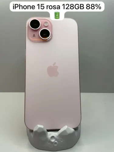 iPhone 15 de 128Gb Rosa semi novo