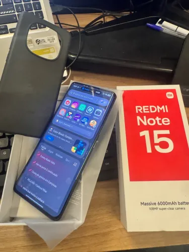 Redminote 15 8 gigas 256 de armazenamento 