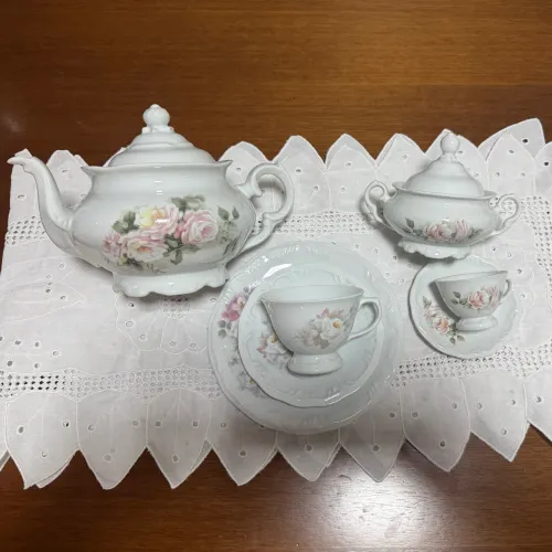 Jogo de chá e café Clássico - Porcelana Schmidt