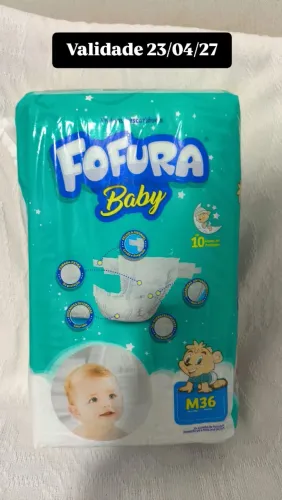 Fralda Fofura Baby M 36