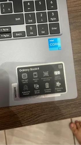 Notebook Galaxy Book 4 512gb