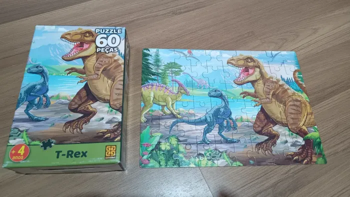 Quebra-cabeça 60 peças T-rex