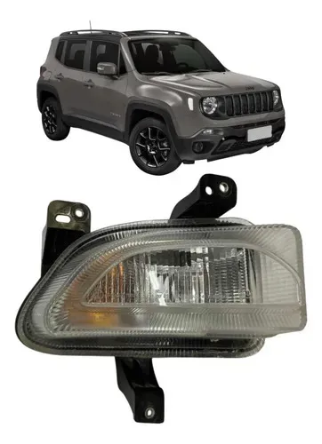 Farol De Milha Direito Jeep Renegade 2016 A 2020 Original Transparente