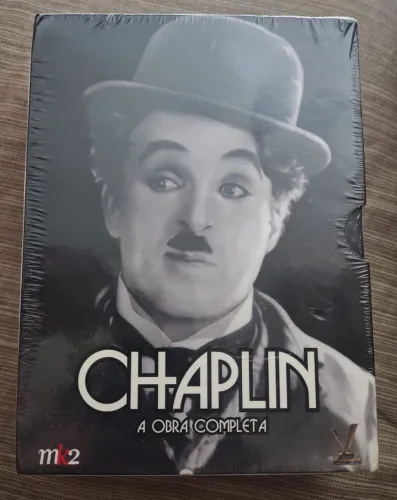 Box DVD Chaplin - A Obra Completa (20 DVDs) - ORIGINAL E LACRADO