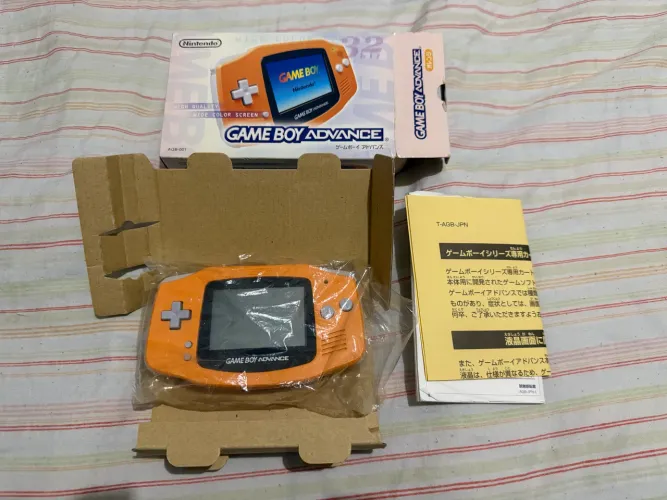 Game Boy Advance Japonês completo Laranja