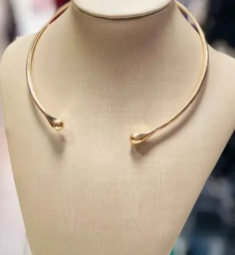 Choker Aro Gotas Minimalista 