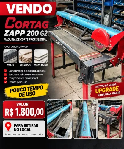 Máquina de cortar pisos ,pedras ,mármores e porcelanato