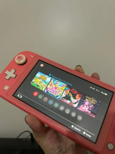 Nintendo Switch Lite Animal Crossing + Jogos