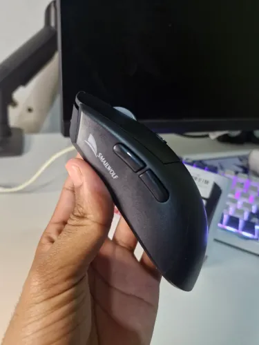 Mouse Gamer sem fio SmailWolf RS7- NOVO