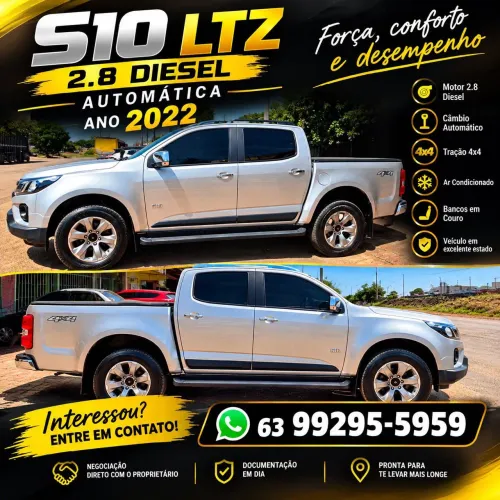 Chevrolet S10 Pick-up LTZ 2.8 TDI 4X4 CD Dies.aut 2022
