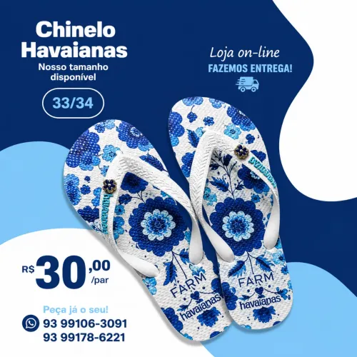 Havaianas personalizada 