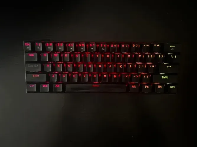 Teclado Mecânico Gamer Redragon Draconic Pro Preto 60% Rgb