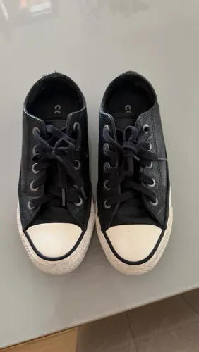 tênis de couro all star