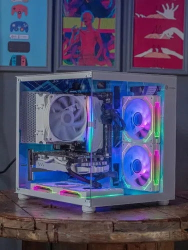 PC Gamer Ryzen 7 2700X, RX 580 8GB, 16GB RAM, NVMe 512GB, A320, Fonte 500W