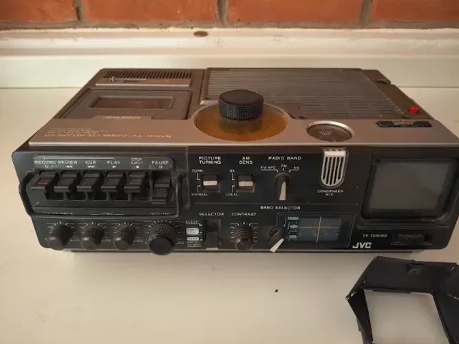 Rarissimo JVC Rádio-TV-Cassete - Vintage  -  Retro década 70