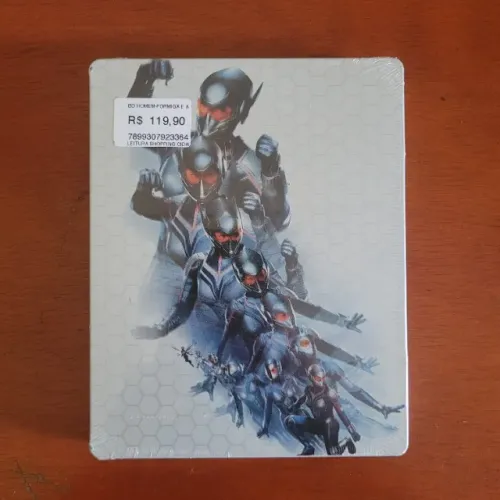 Steelbook - Blu-ray + Blu-Ray 3D - Homem Formiga e a Vespa - Lacrado