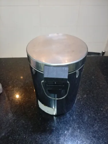 Lixeira inox 3 litros