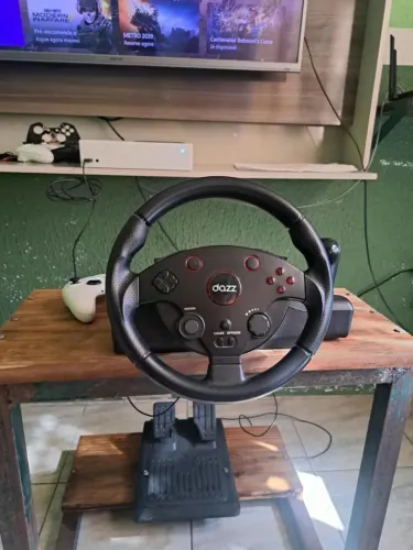 Volante Dazz Ps4/Xbox/Pc Já com o suporte feito!!