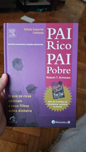 Livro: "PAI RICO, PAI POBRE" (Edição especial livro em capa dura)