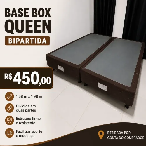 BASE CAMA BOX QUEEN