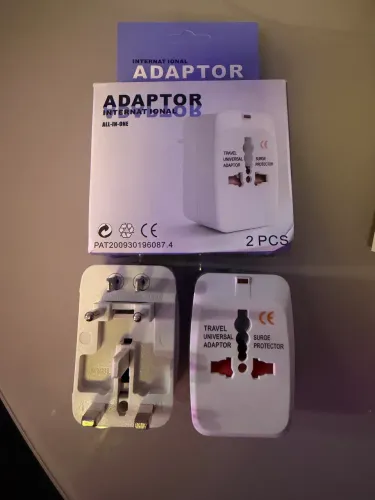 Adaptador internacional kit 2 unidades
