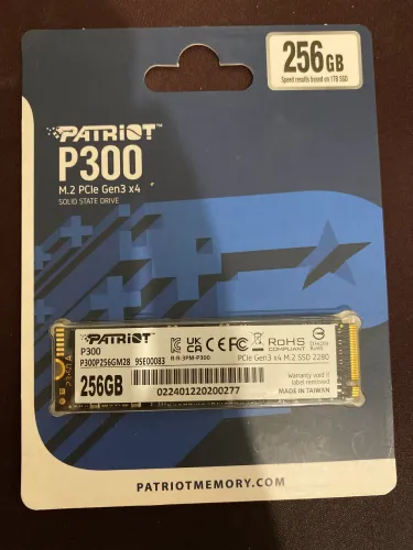 SSD Patriot P300 M.2 PCIe Gen3 