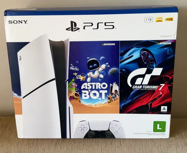 PlayStation 5 1tb com leitor 2 jogos Lacrado