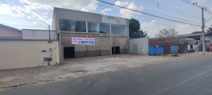 Galpão para locação, 190 m2, pé direito duplo, Setor Santos Dumont, Goiânia, GO