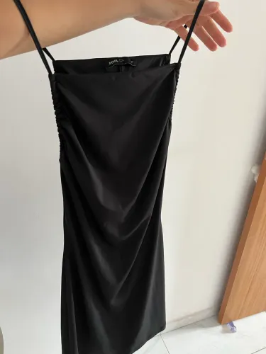 Vestido tubinho preto poliamida 